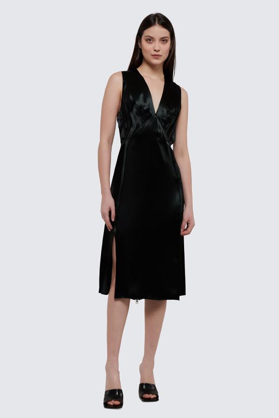  보테가베네타 미디 원피스 723022 V2LC02275 Black