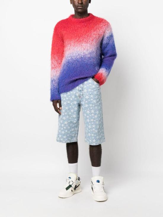  이알엘 스웨터 ERL06N005 1 Blue red white - ERL