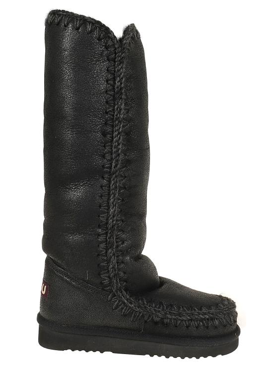 24FW 모우 부츠 MU FW101002B CBKG CRACKED BLACK GREY