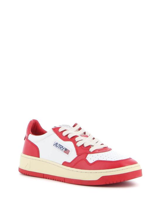 25SS 오트리 메달리스트 로우 스니커즈 AULMWB02 Red - AUTRY