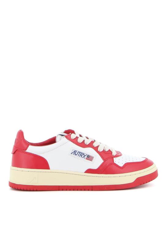 25SS 오트리 메달리스트 로우 스니커즈 AULMWB02 Red