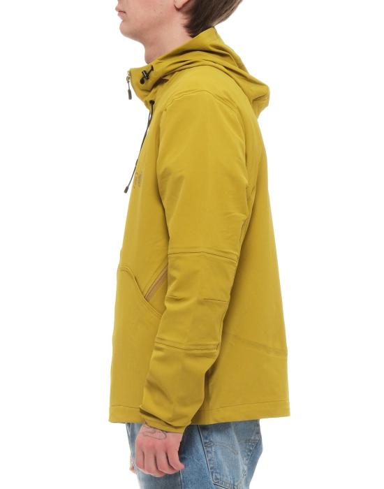  퍼플 마운틴 옵저버토리 자켓 퍼플 마운틴 천문대 남성용 나일론 후드 방풍 재킷 머스타드 색상 PMO 111 MUSTARD - PURPLE MOUNTAIN OBSERVATORY