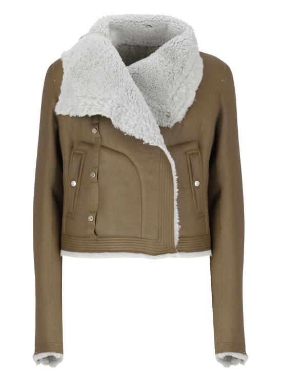 24FW 릭 오웬스 바이커 자켓 RP02D3727 LSHMR3536 Green