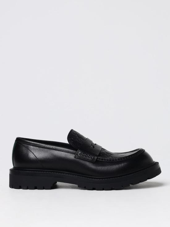  구찌 GG 블랙 로퍼 798532AADUQ 1072 Black