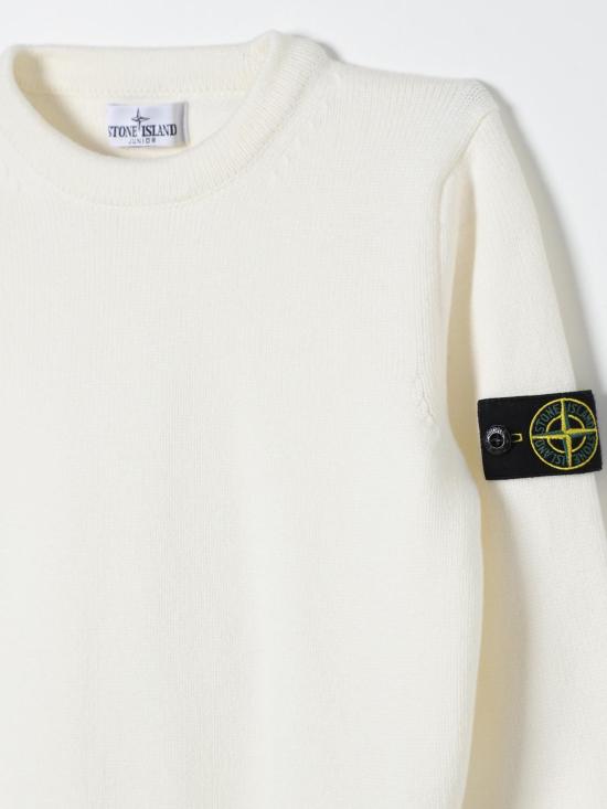 25FW [키즈] 스톤 아일랜드 풀오버 8116515A2 V0099 Cream - STONE ISLAND