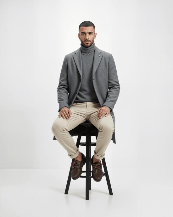  엘비엠 코트 7490 00515 2GREY Grey - L.B.M.