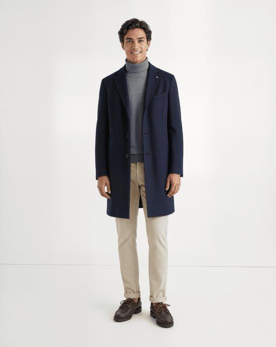  엘비엠 코트 7490 00515 4NAVY Blue - L.B.M.