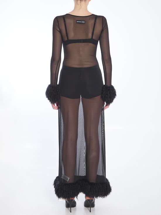 24FW 마린세르 롱 원피스 WDR276A BLACK - MARINE SERRE