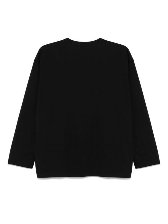 24FW 꼼데가르송 긴팔 티셔츠 RNT005 Black - COMME DES GARCONS