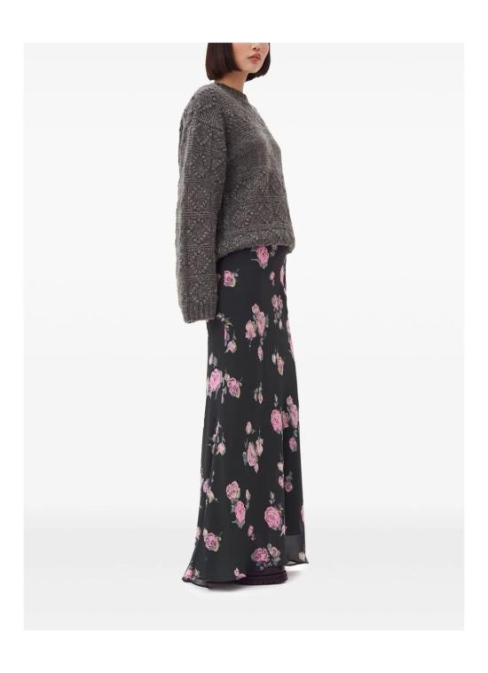 24FW 가니 롱 스커트 F9505771 BLACK - GANNI