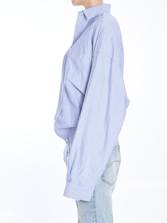 24FW 발렌시아가 블라우스 915494 809158 TRM26 4640 BLUE - BALENCIAGA