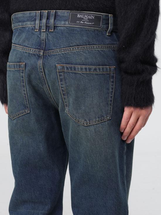 25FW 발망 데님 팬츠 BH0MI044DD93 6KD Denim - BALMAIN