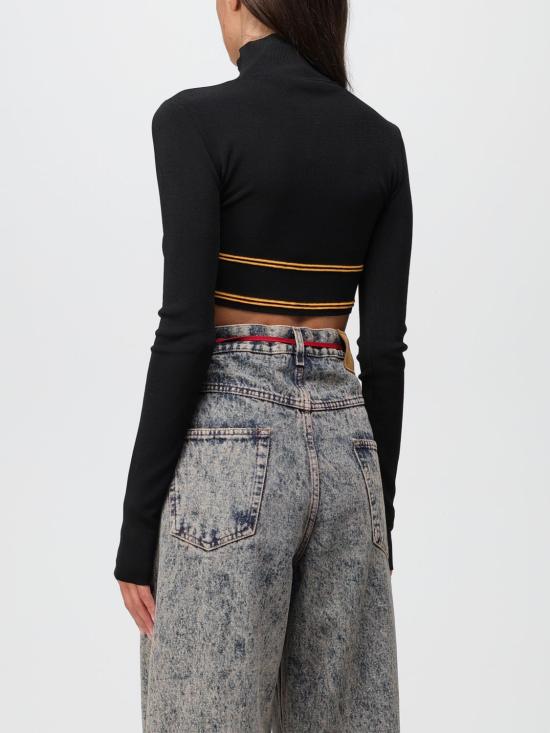 25FW 마르니 긴팔 티셔츠 DVMD0157Q0UFV218 00N99 Black - MARNI