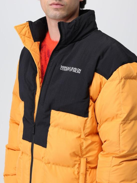 25FW 마르셀로 불론 숏패딩 CMEJ001F23FAB001 1610 Orange - MARCELO BURLON