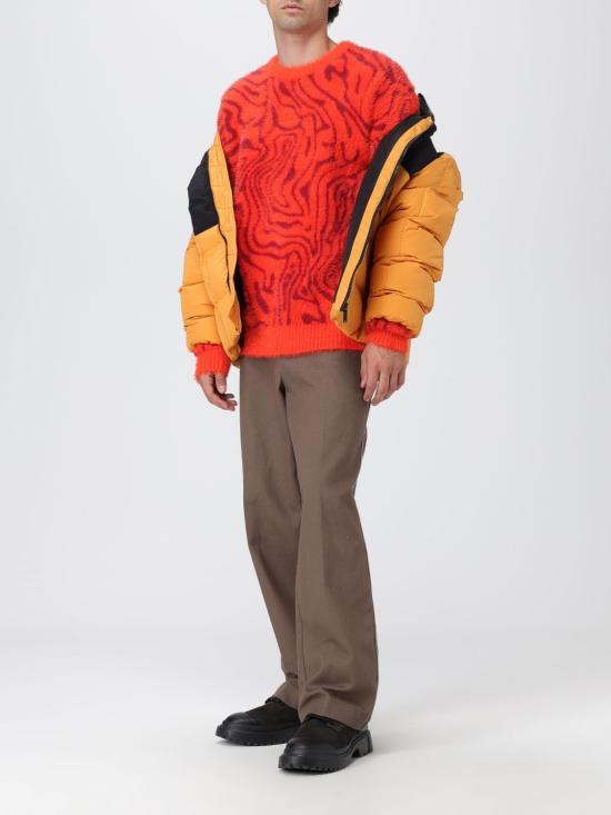 25FW 마르셀로 불론 숏패딩 CMEJ001F23FAB001 1610 Orange - MARCELO BURLON