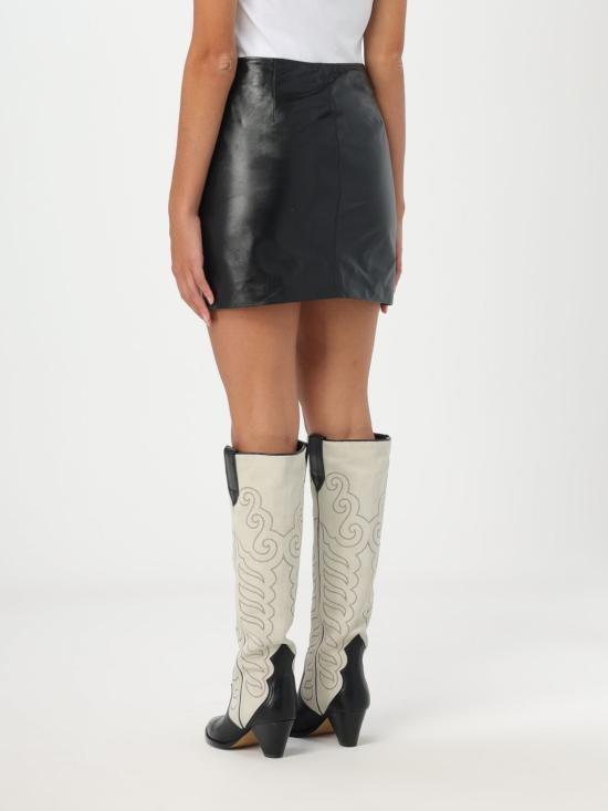 25FW 이자벨마랑 숏 스커트 23HJU0108FAA4B02I 01BK Black - ISABEL MARANT