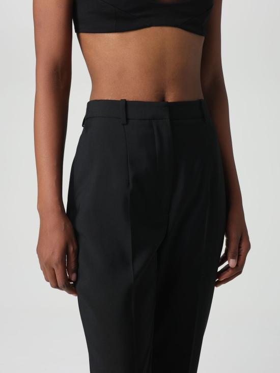 25FW 알렉산더 맥퀸 스트레이트 팬츠 585118QJACX 1000 Black - ALEXANDER MCQUEEN