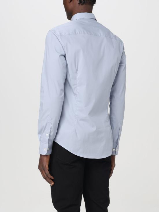 25FW 엠포리오 아르마니 긴팔 셔츠 8N1C091NI9Z 0785 Gnawed Blue - EMPORIO ARMANI