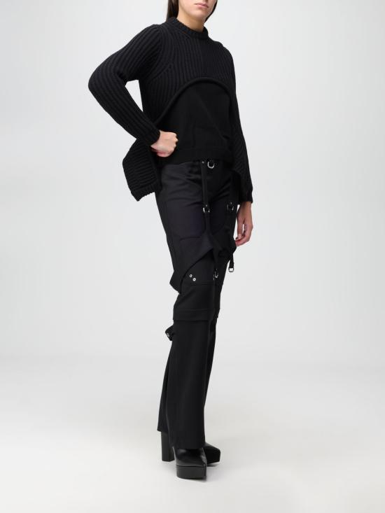 25FW 오프화이트 스웨터 OWHE099F23KNI001 1000 Black - OFF WHITE