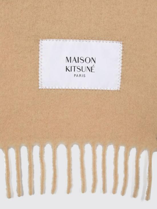 24FW 메종키츠네 머플러/스카프 LM06206WA0022 P242 Yellow - MAISON KITSUNE