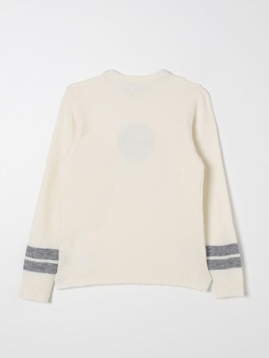 25FW [키즈] 스톤 아일랜드 풀오버 8116523H3 V0099 White - STONE ISLAND