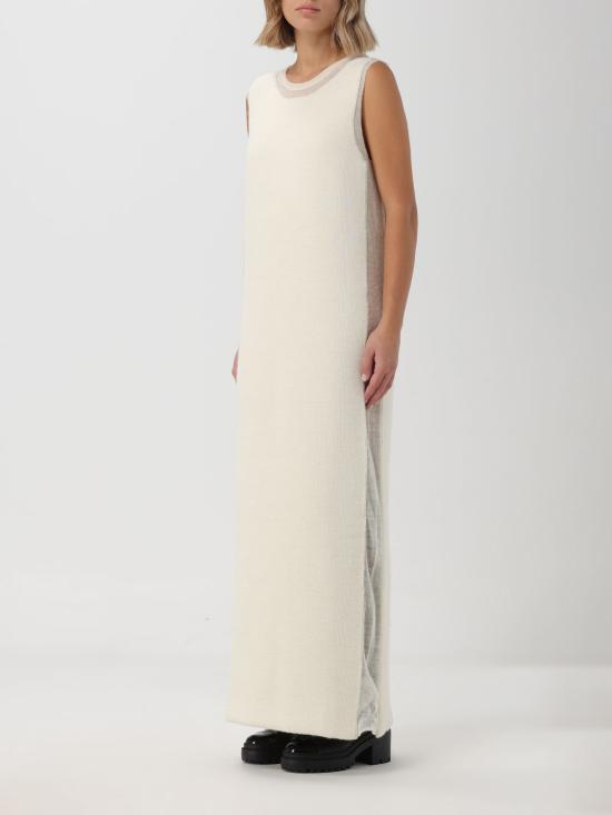 25FW 질샌더 롱 원피스 J03CT0222J14658 106 Ivory - JIL SANDER