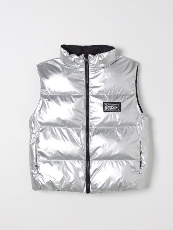 25FW [키즈] 모스키노 베스트 HUS04WL3AA2 60918 Silver
