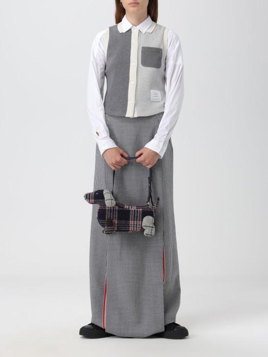 25FW 톰브라운 롱 스커트 FGC949AF0342 980 Black - THOM BROWNE