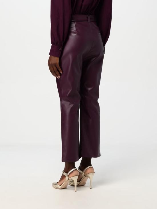 24FW 리우조 가죽 팬츠 CF4140E0624 X0593 Violet - LIU JO