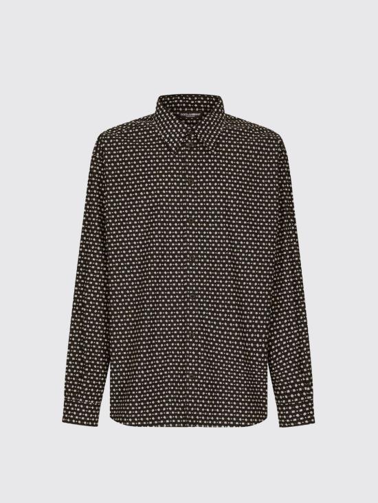 25FW 돌체앤가바나 긴팔 셔츠 G5IT7THS5QC HNXLA Black