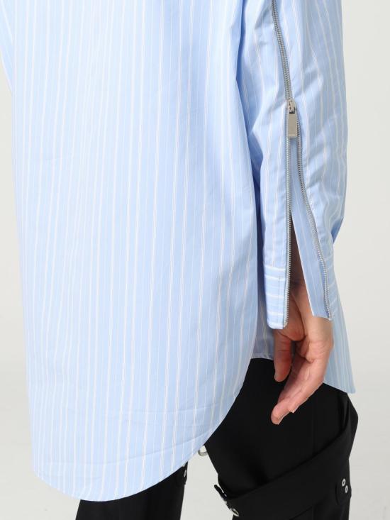 25FW 오프화이트 셔츠 OWGE008F23FAB001 4001 Striped - OFF WHITE