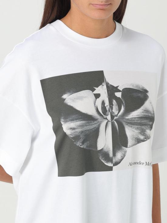 25FW 알렉산더 맥퀸 스웨터 769754QZAKH 0900 White - ALEXANDER MCQUEEN