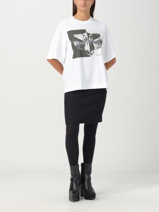 25FW 알렉산더 맥퀸 스웨터 769754QZAKH 0900 White - ALEXANDER MCQUEEN