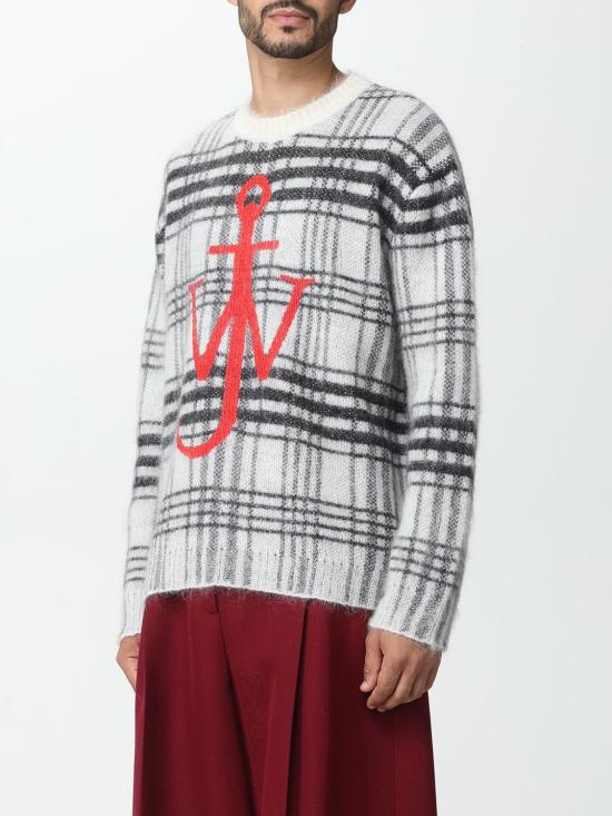 25FW JW앤더슨 스웨터 KW0941YN0222 903 White - JW ANDERSON