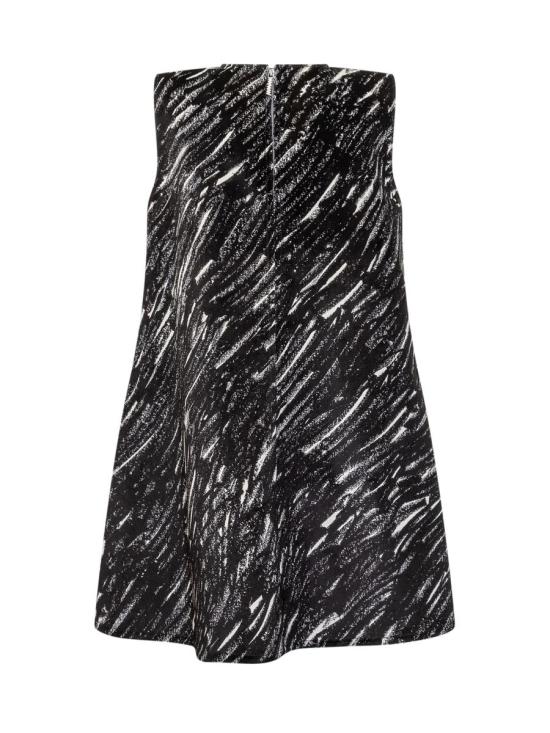 24FW 마르니 숏 원피스 ABJD1344S0UTC432 CRN99 Black - MARNI