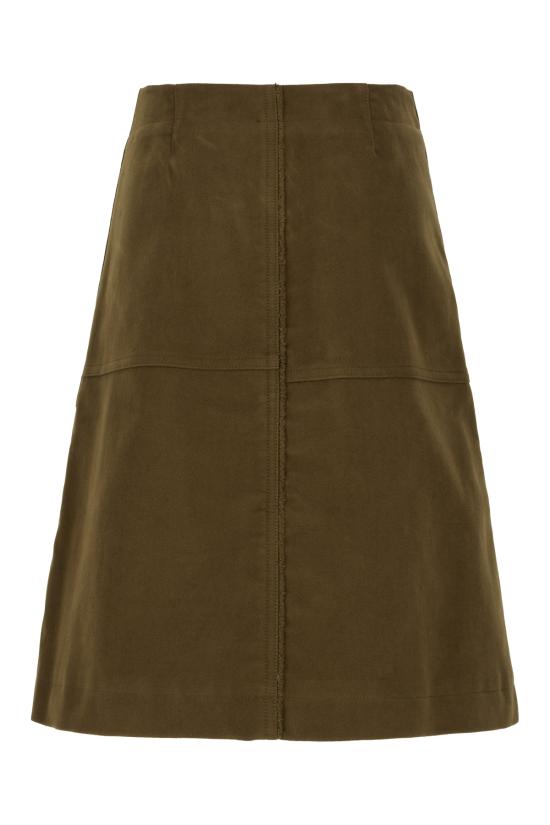 24FW 버버리 미디 스커트 8098019 C1433 BRAMBLE - BURBERRY