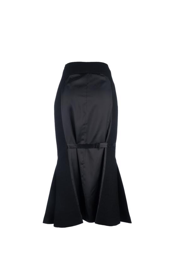  프라다 미디 스커트 P133Y15UW F0002 NERO - PRADA
