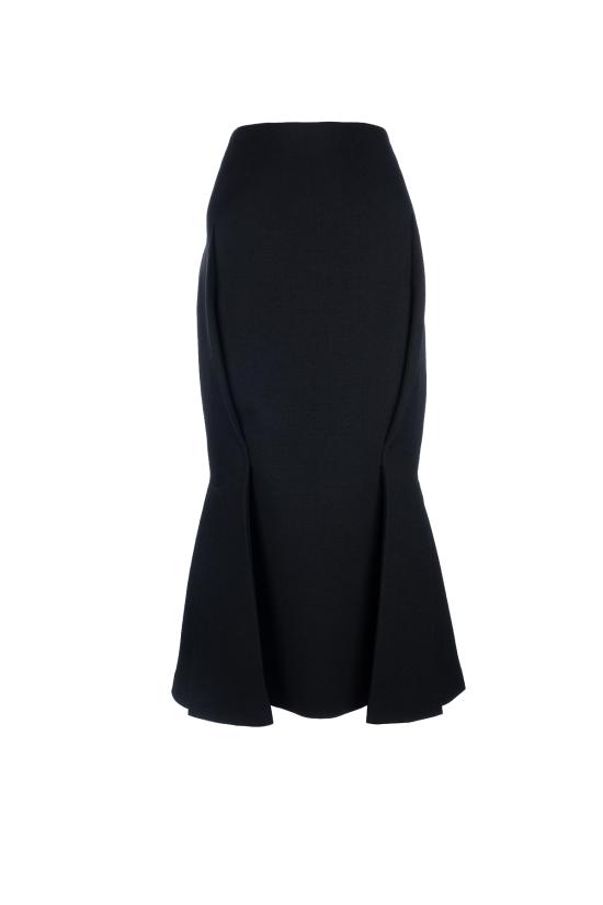  프라다 미디 스커트 P133Y15UW F0002 NERO