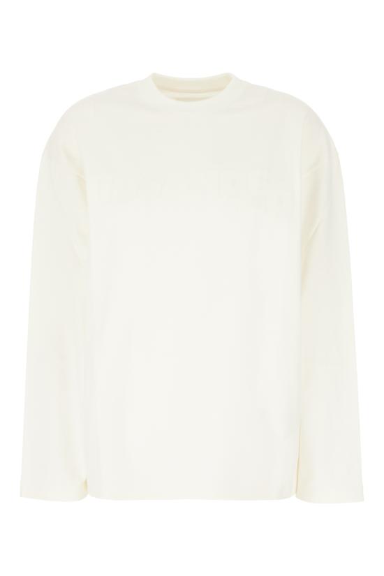 24FW 질샌더 긴팔 티셔츠 J03GC0136J20243 102 PORCELAIN