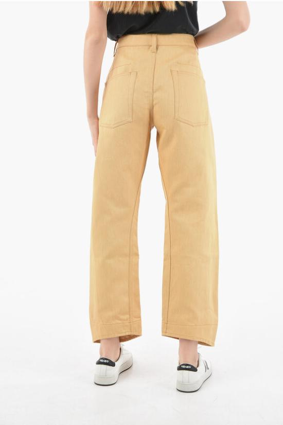  질샌더 데님 팬츠 JSWU316805 WU250200 258 Brown - JIL SANDER