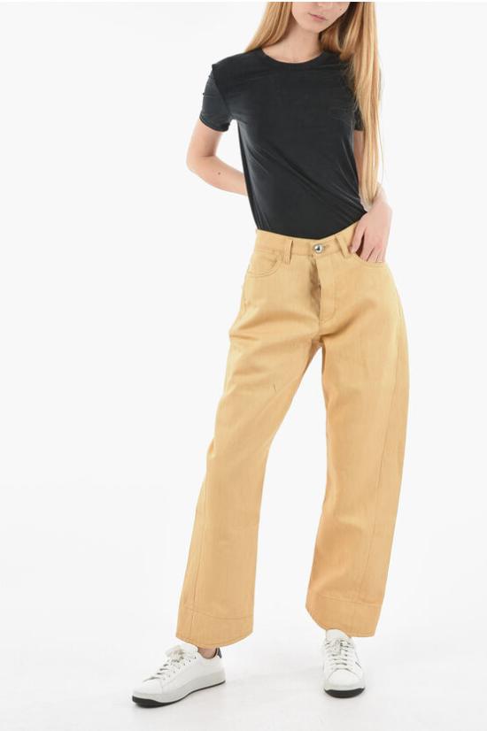  질샌더 데님 팬츠 JSWU316805 WU250200 258 Brown - JIL SANDER