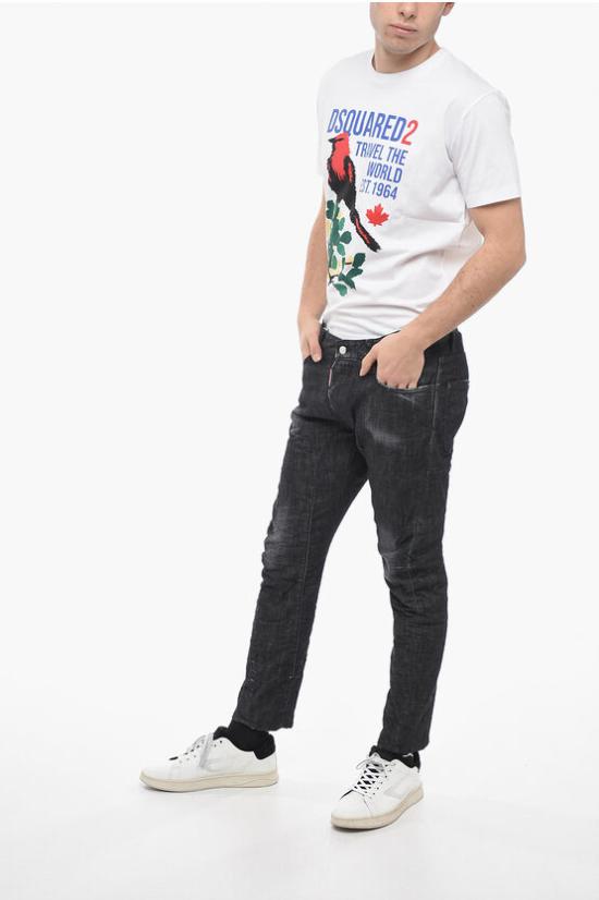  디스퀘어드2 데님 팬츠 S74LB1226 S30357 900 Black - DSQUARED2