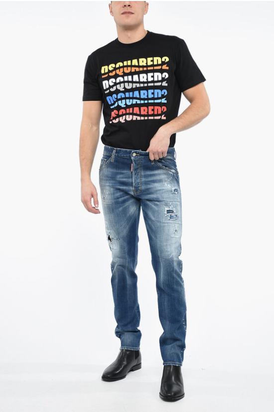  디스퀘어드2 데님 팬츠 S74LB1257 S30664 470 Blue - DSQUARED2