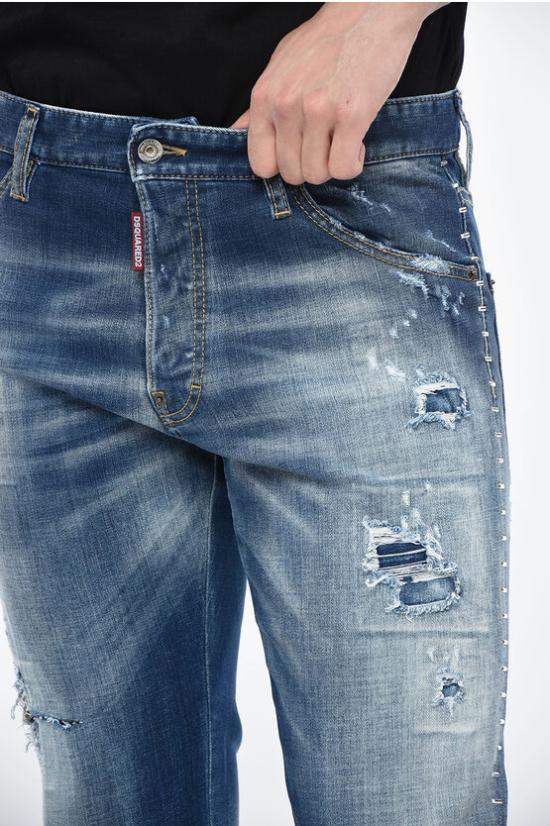  디스퀘어드2 데님 팬츠 S74LB1257 S30664 470 Blue - DSQUARED2