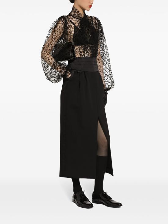 24FW 돌체앤가바나 미디 스커트 F4CZ8T FU21E N0000 - DOLCE & GABBANA