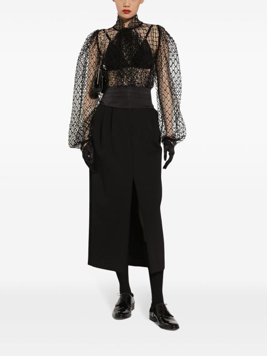 24FW 돌체앤가바나 미디 스커트 F4CZ8T FU21E N0000 - DOLCE & GABBANA