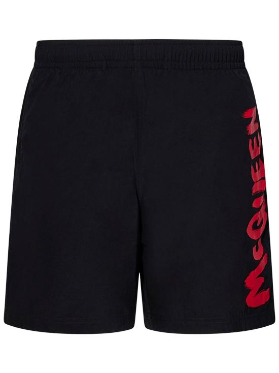 25SS 알렉산더 맥퀸 스윔팬츠 6600604419Q 1074 BLACK