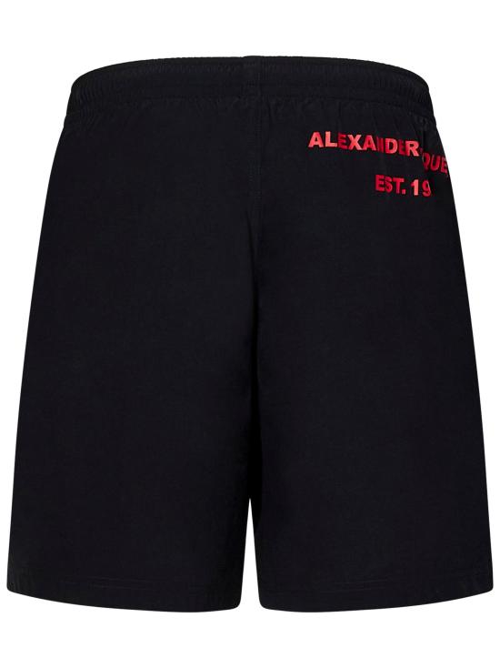 25SS 알렉산더 맥퀸 스윔팬츠 6600604419Q 1074 BLACK - ALEXANDER MCQUEEN