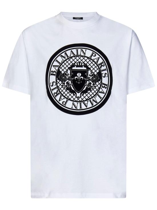 25FW 발망 반팔 티셔츠 DH1EG000BB17 GAB WHITE