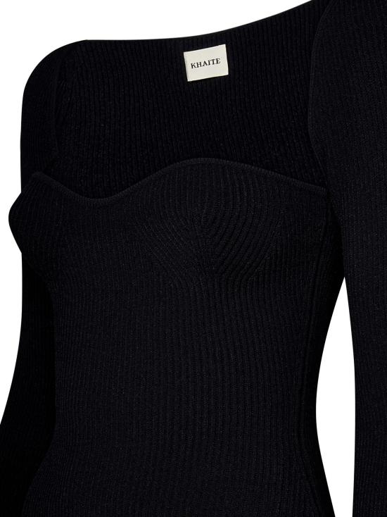 25FW 케이트 미디 원피스 8300400 200 BLACK - KHAITE